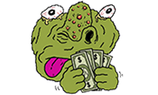 GAMBLER holding cash